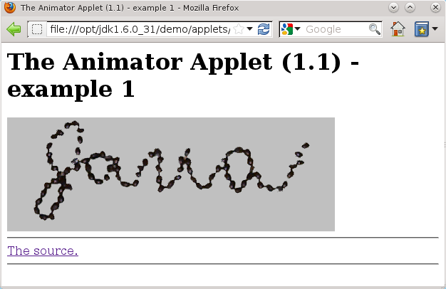 Animator example 1